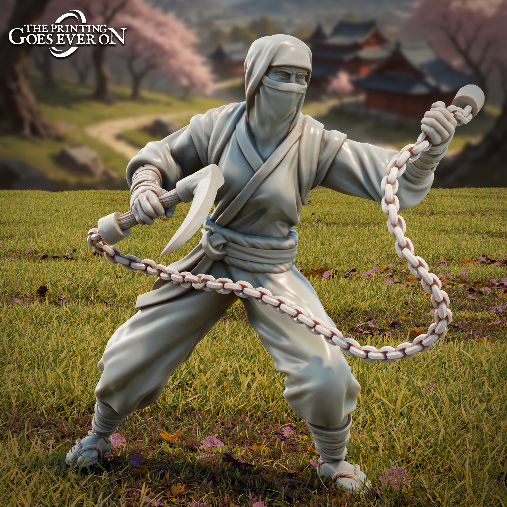 Ninja - Kusarigama - Presupported